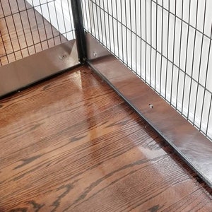 Stainless Steel Cage Poop Guards for Ferret Critter Nation and Feisty Ferret Cage