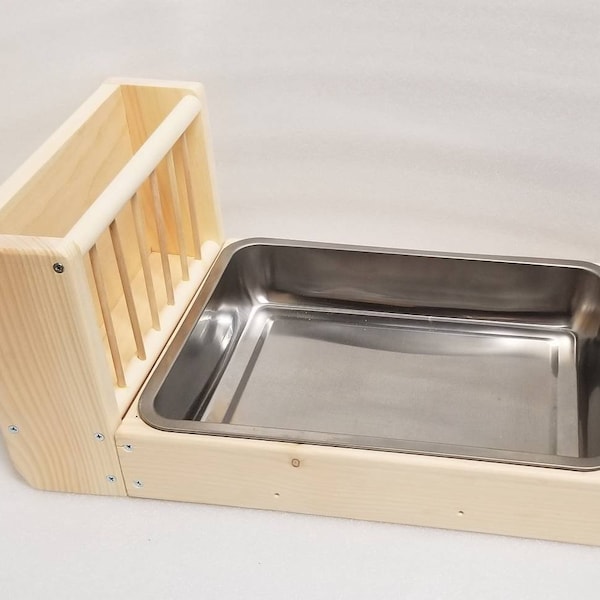 Rabbit Hay Rack Litter Tray Etsy