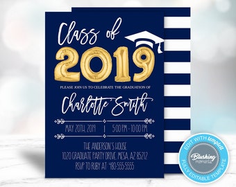 Graduation Invites Etsy