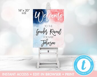 Size Instant Download Change To Gender Reveal Sign Editable Baby Shower Welcome Sign Party Supplies Paper Party Supplies Kromasol Com Size Instant Download Change To Gender Reveal Sign Editable Baby Shower Welcome Sign Party Supplies Paper Party Supplies Kromasol Com
