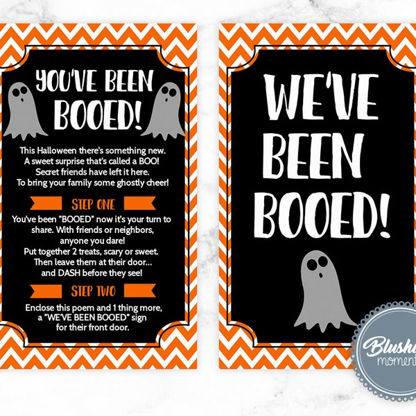 You Ve Been Booed Sign - Etsy