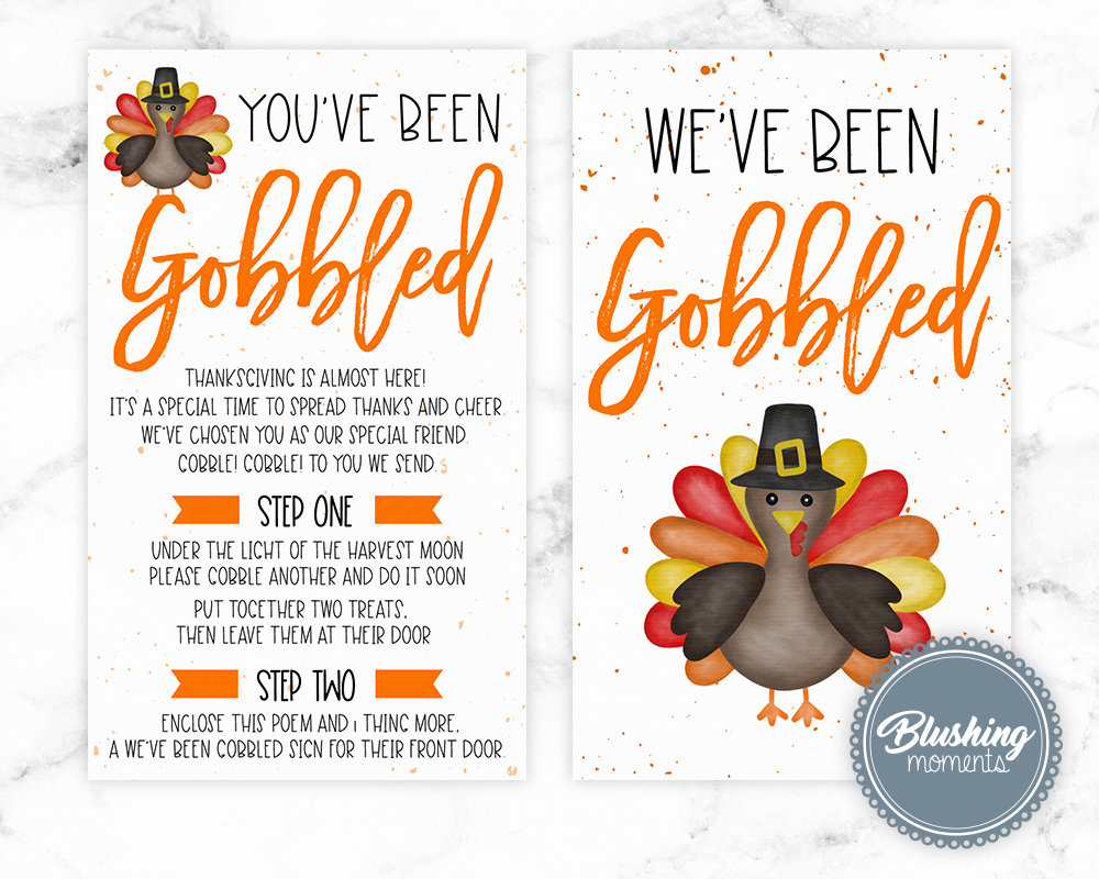you-ve-been-gobbled-etsy for You Ve Been Gobbled Free Printable You've Been Gobbled - Etsy for You Ve Been Gobbled Free Printable