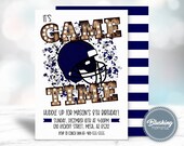 EDITABLE FOOTBALL INVITE - Football Birthday Invite- Fun Party Invite - Tailgate Party Invitation - Personalized Invites
