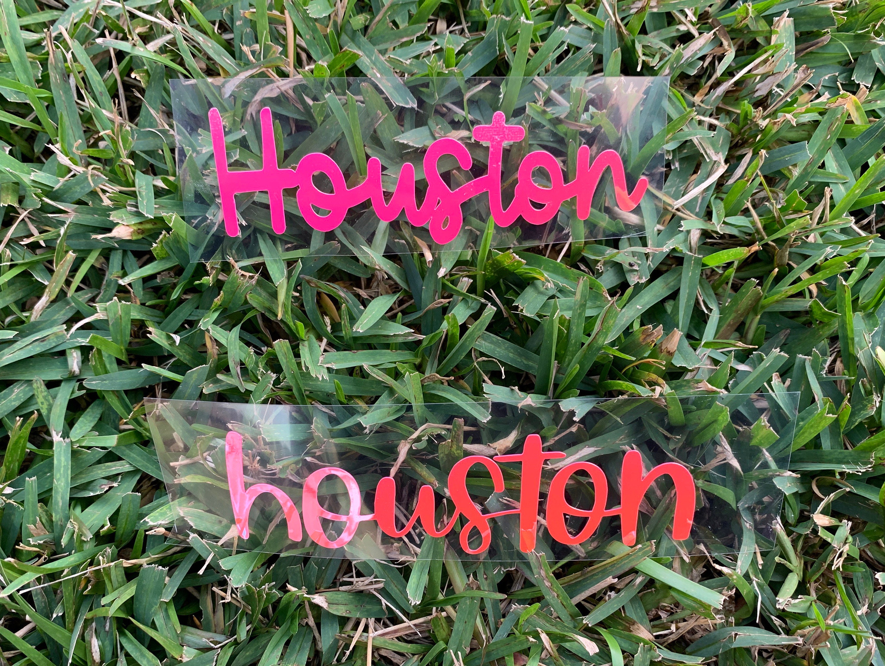 Houston Decal Houston Texas Decal Vinyl Decal Sticker Etsy