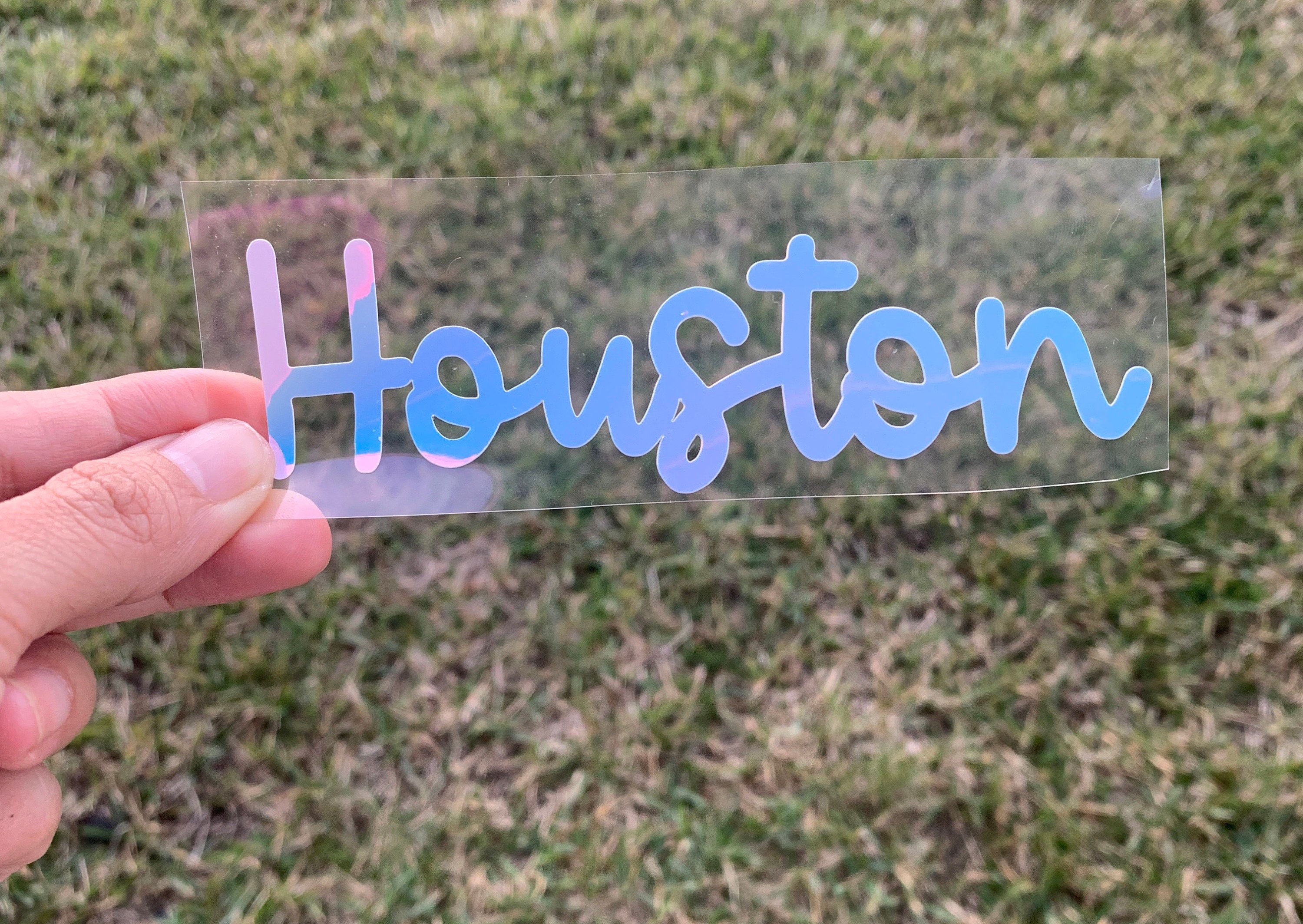 Houston Decal Houston Texas Decal Vinyl Decal Sticker Etsy