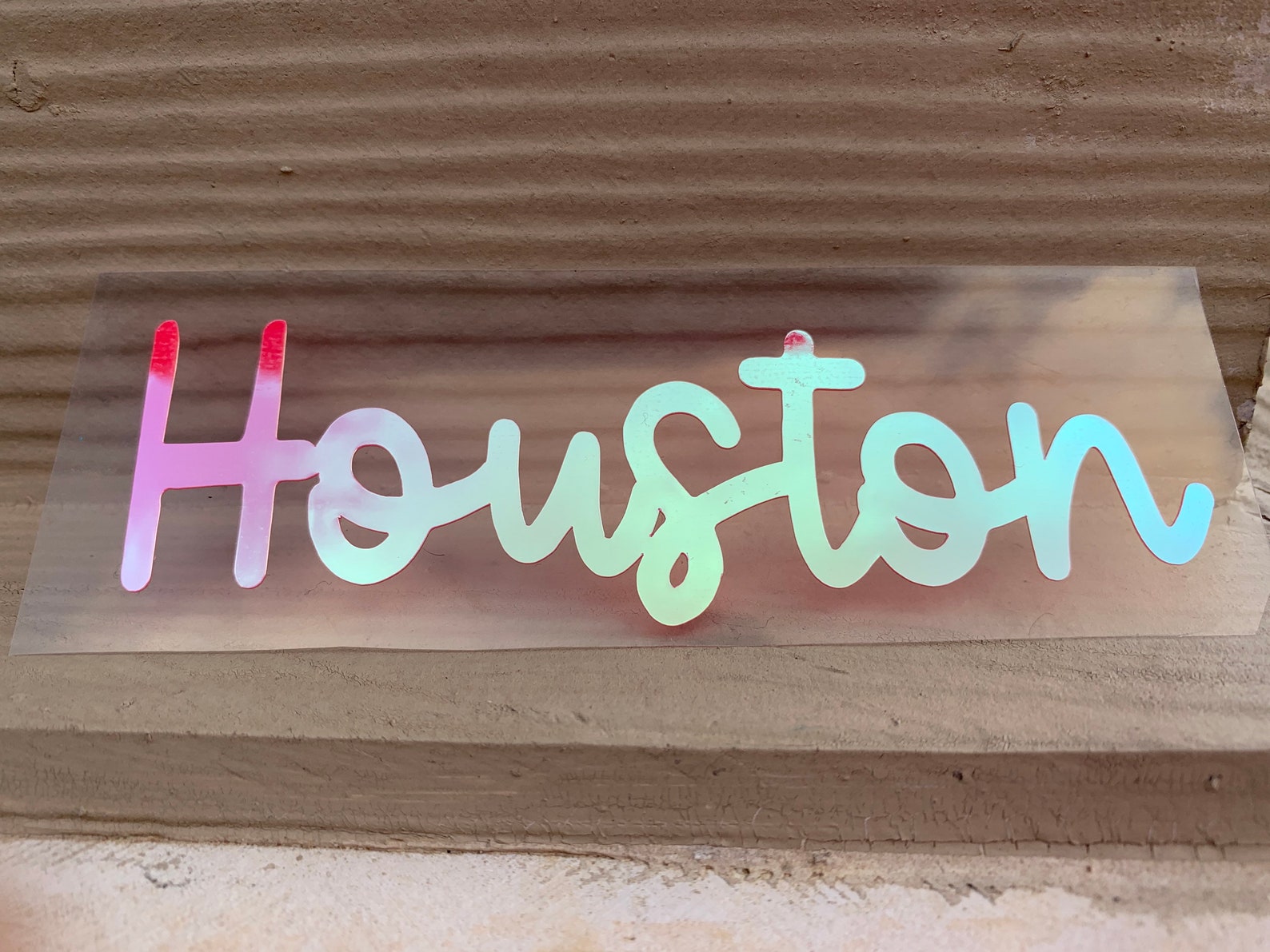 Houston Decal Houston Texas Decal Vinyl Decal Sticker Etsy