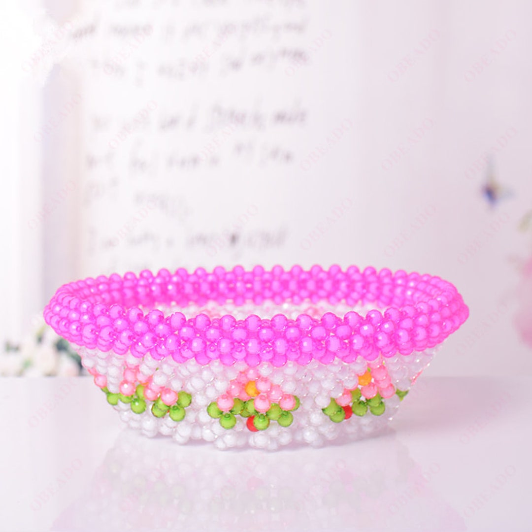 Beaded Decorative Fruit Bowl Mothers Day Gifts Etsy