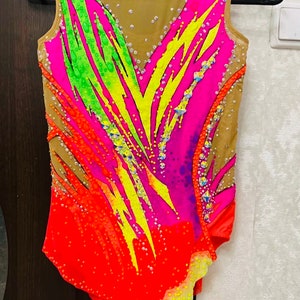 Rhythmic Gymnastics Leotards - Leotard for Acrobatics - Sport Aerobics suit - Ukrainian Atelier - Figure skating dress