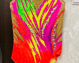 Rhythmic Gymnastics Leotards - Leotard for Acrobatics - Sport Aerobics suit - Ukrainian Atelier - Figure skating dress