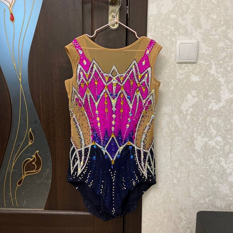 Rhythmic Gymnastics Leotards - Leotard for Acrobatics - Sport Aerobics suit - Ukrainian Atelier - Figure skating dress image 1