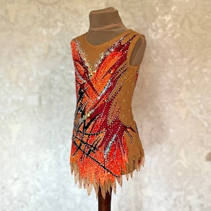 Leotard for rhythmic gymnastics acrobatics figure skating aerobics