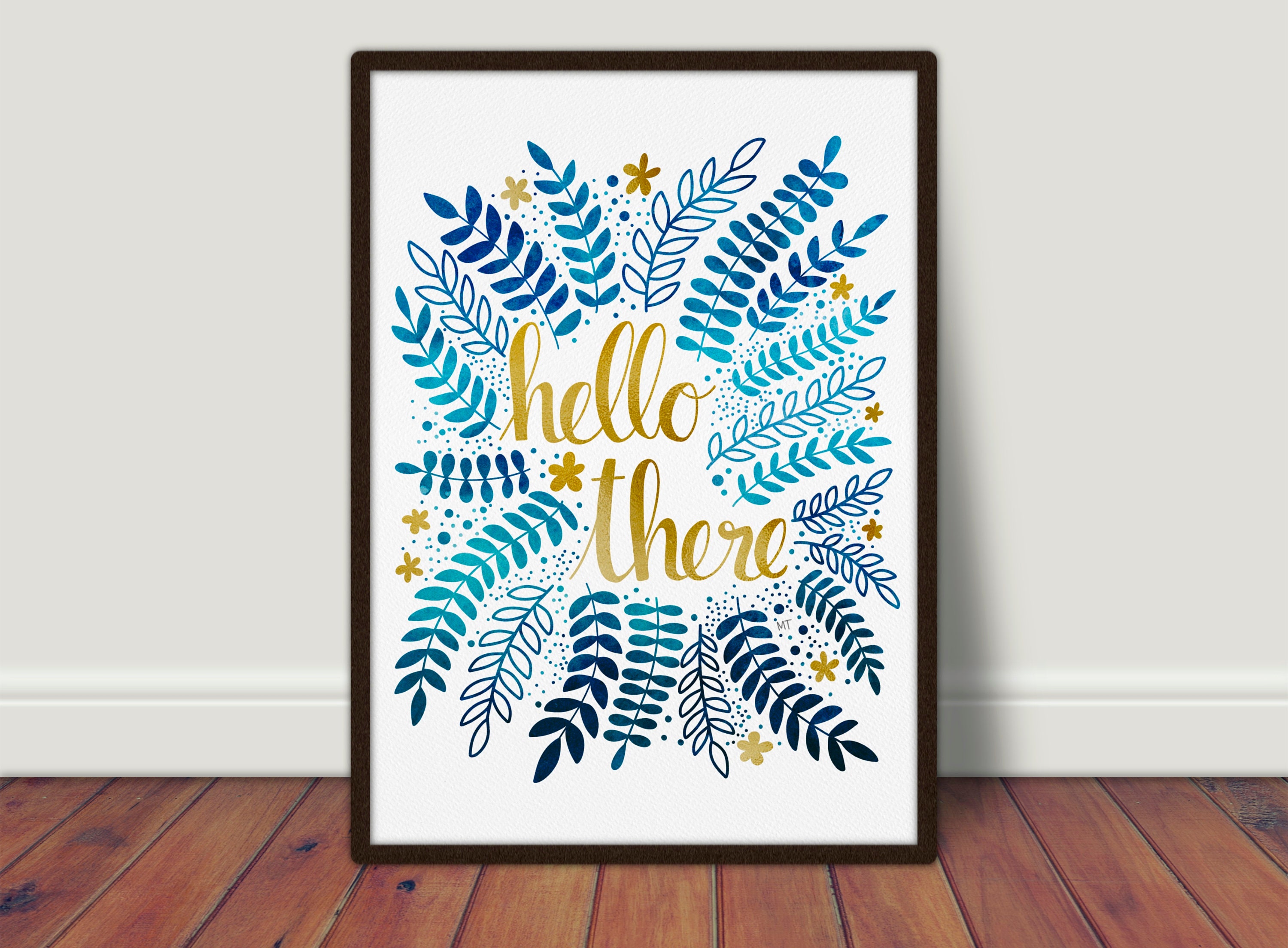 Hello There Art Print Hello Wall Art Hello Printable Art Etsy UK