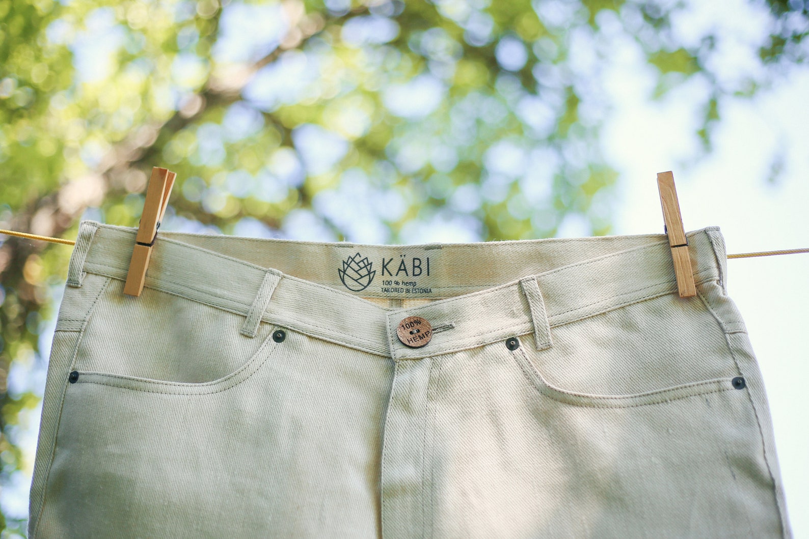 Pure Hemp Jeans for Men // 100 Hemp Trousers in Natural Color Etsy