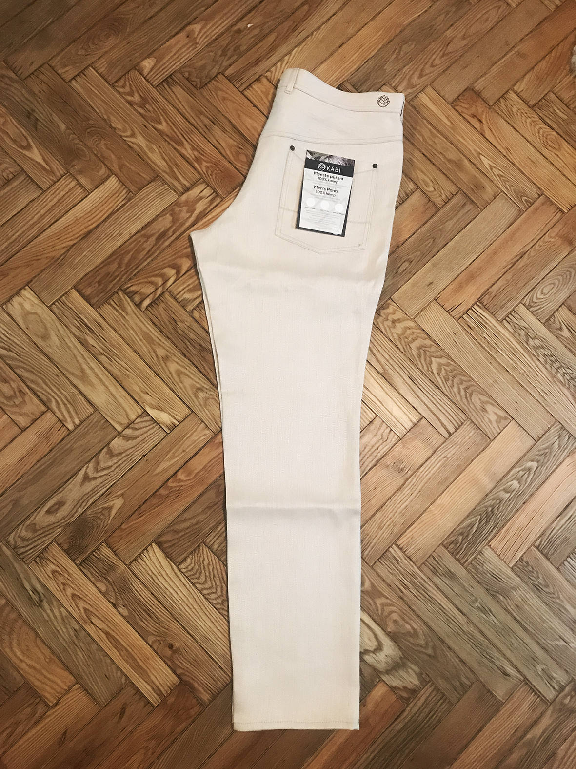 Pure Hemp Jeans for Men // 100 Hemp Trousers in Natural Color Etsy