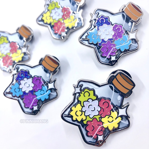 Konpeito Star Candy Jar enamel pin