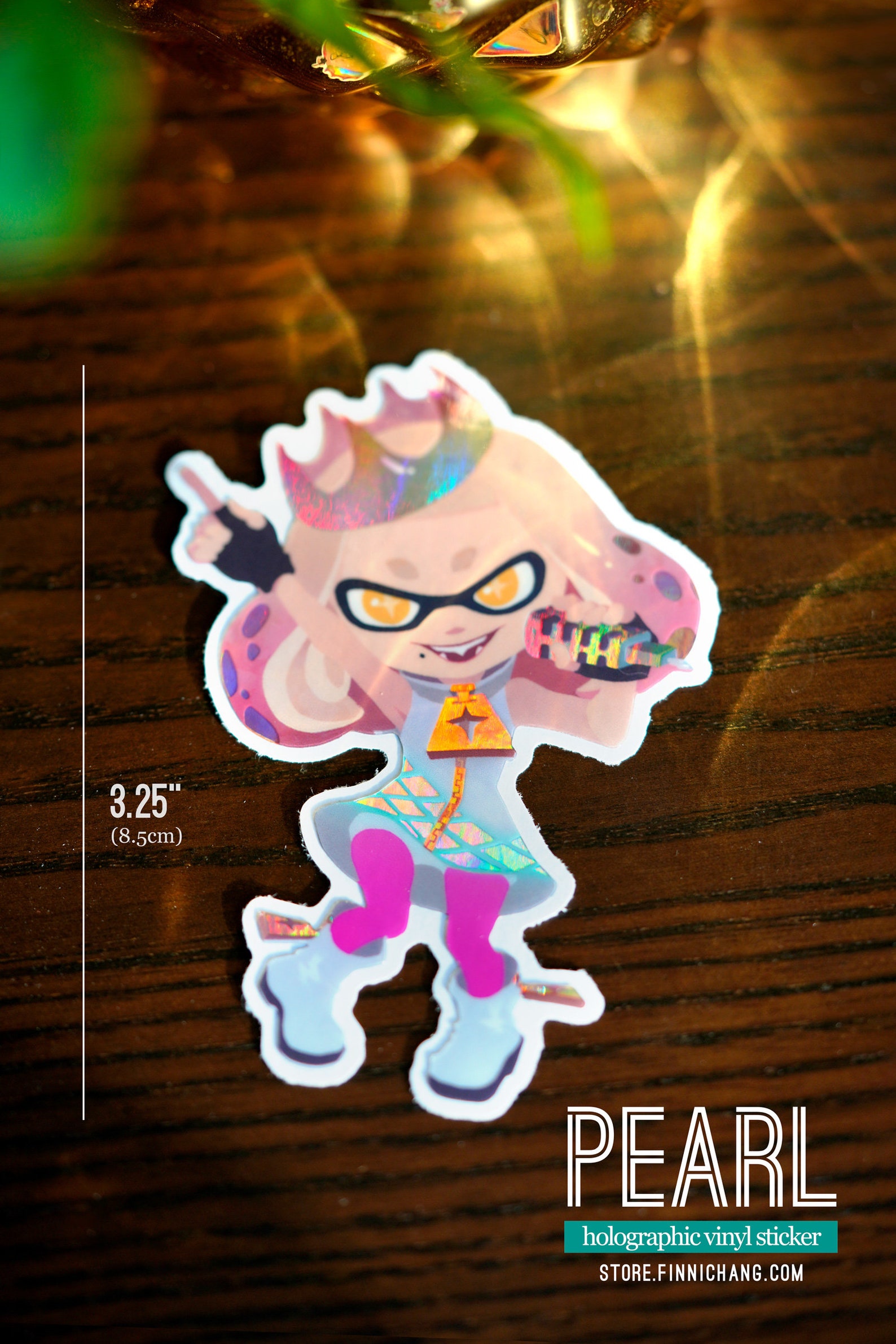 Splatoon Idols Holographic Vinyl Sticker Etsy