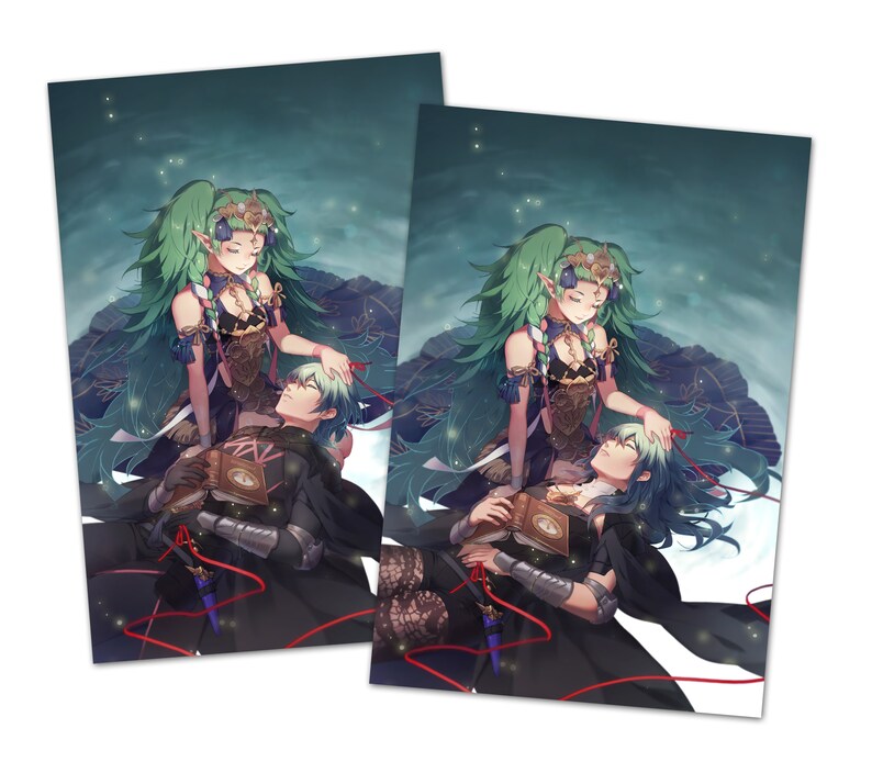 Rebirth Of The Creator Sothis Byleth Fire Emblem Three Houses Etsy 