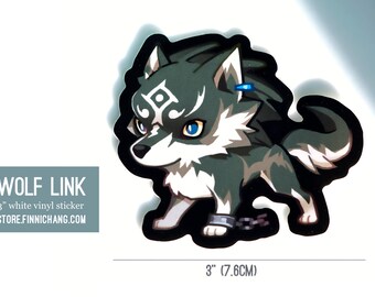 Wolf Link Vinyl Sticker Decal Stationery Legend of Zelda