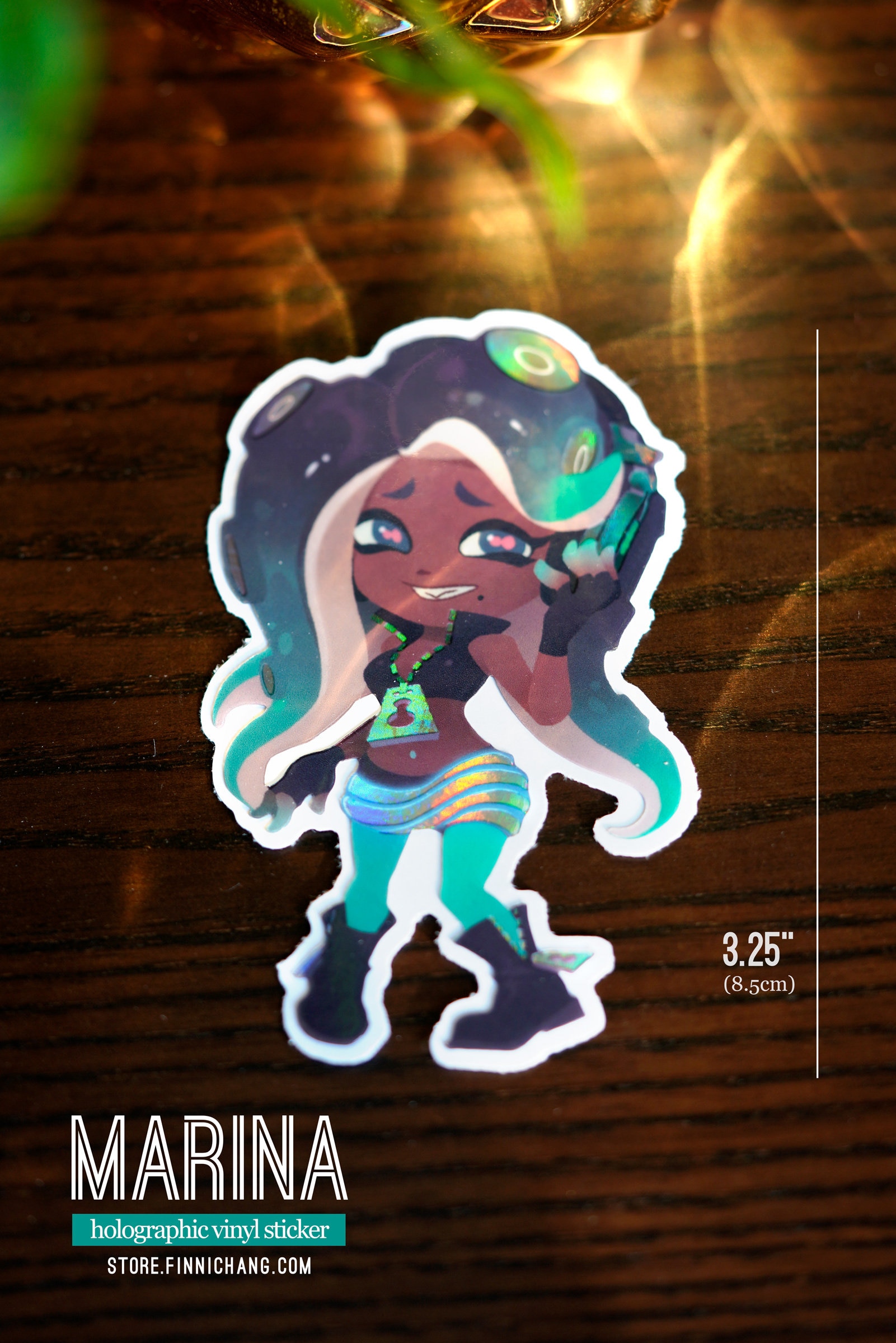 Splatoon Idols Holographic Vinyl Sticker Etsy