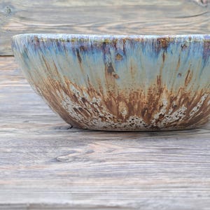 Handmade Bathroom Sink - Ceramic Vessel Sink - Iris - colorful washbasin, peacock feather, multicolor washbasin, turquoise sink