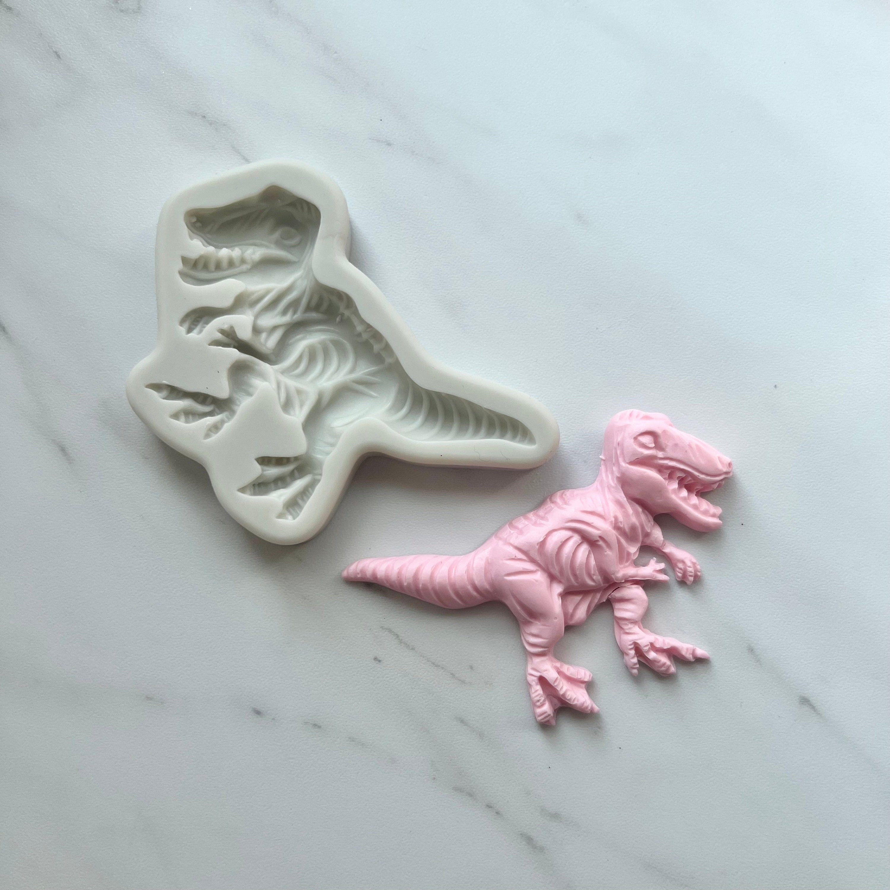 Easter Dinosaur Silicone Chocolate Mold Jurassic Period Animal Candy  Biscuit Jelly Fudge Baking Mould Cake Decor Ice Tray Gifts
