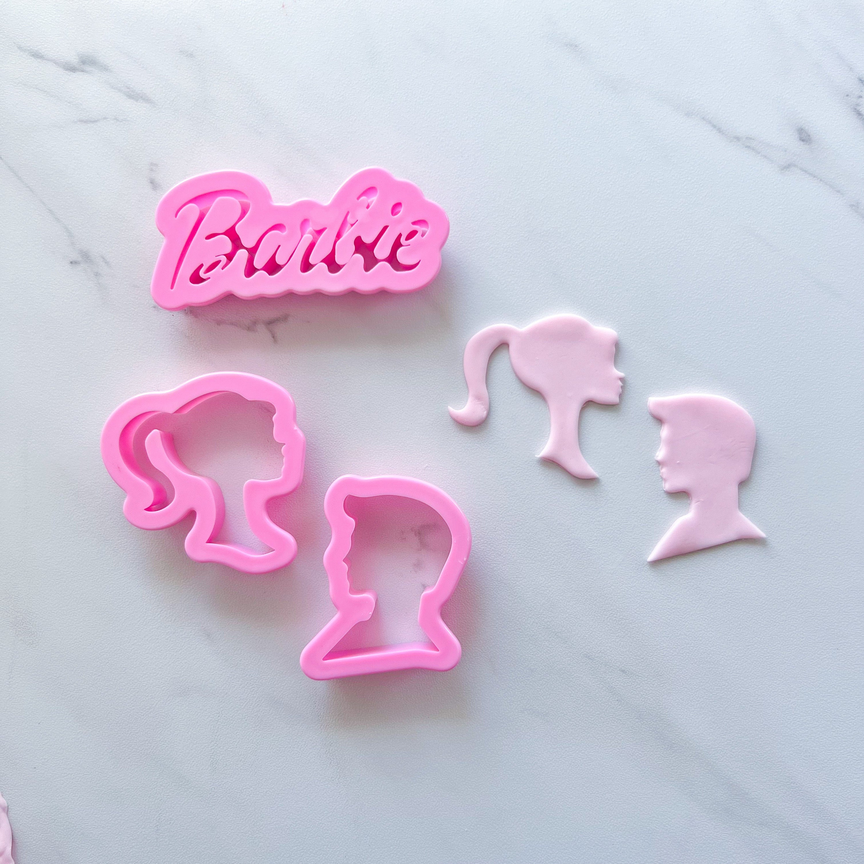 Barbie Logos Silicone Mold - Cake Decorating Supplies Dubai