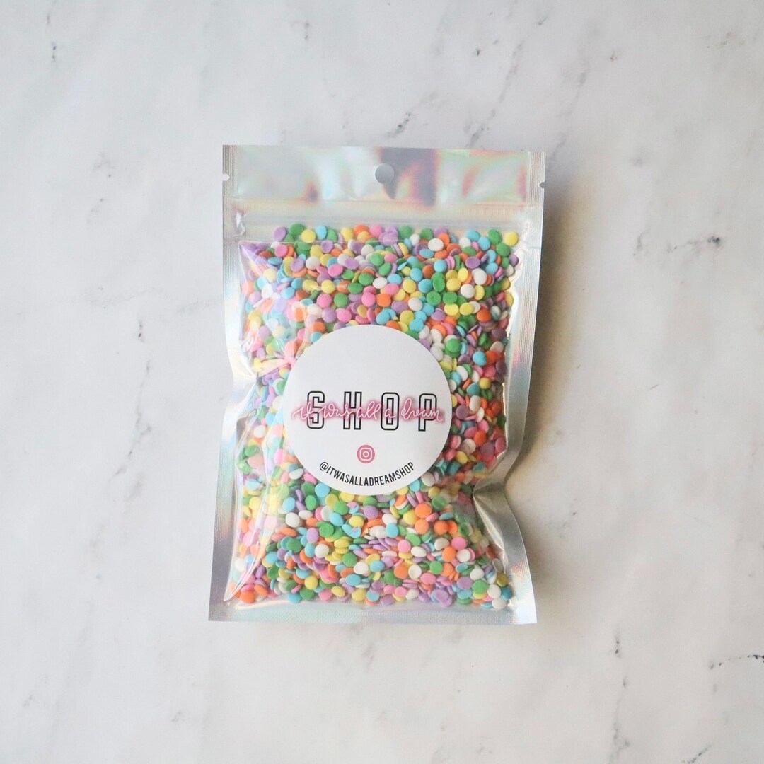 PASTEL CONFETTI QUINS Sprinkles Etsy