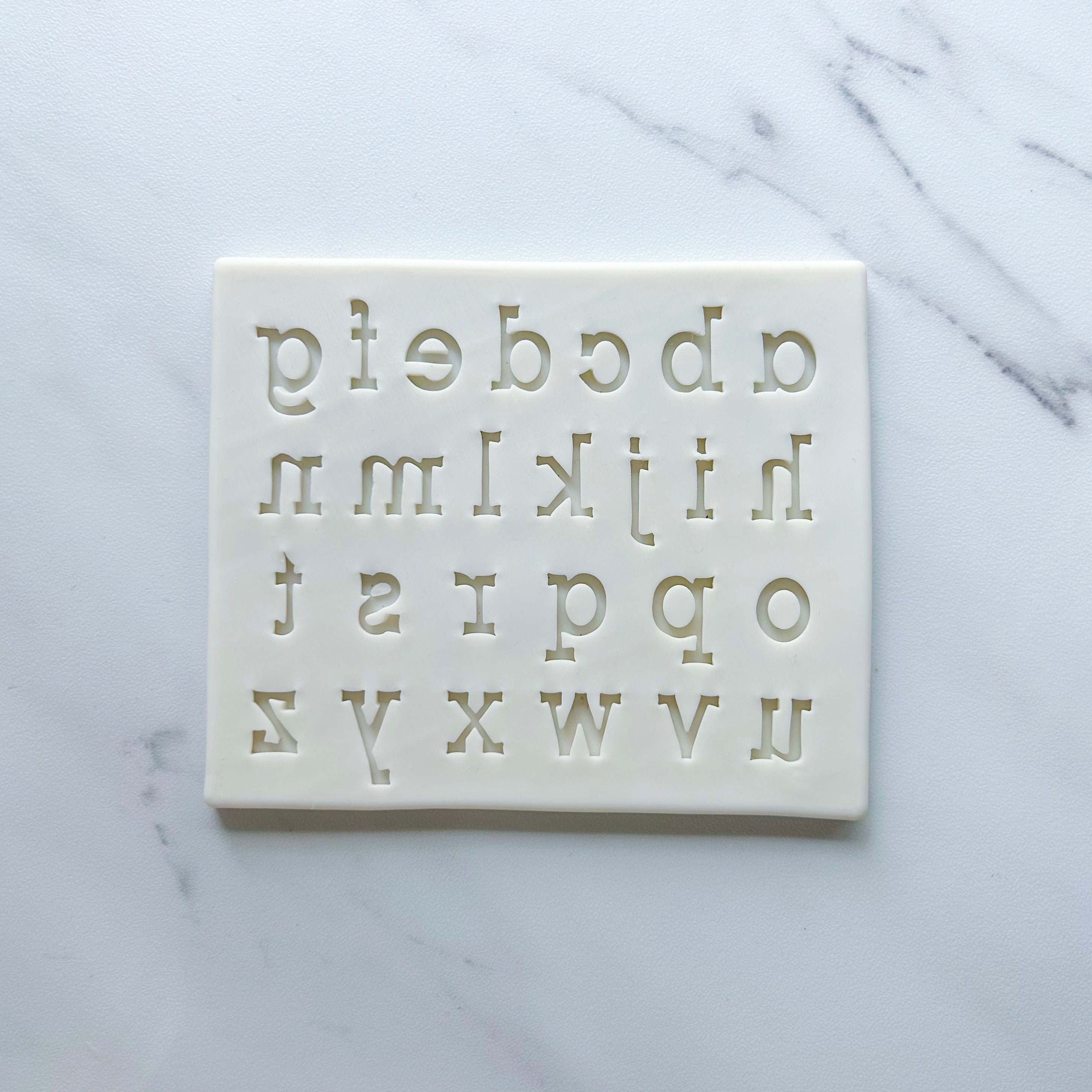 Lowercase Number Alphabet Silicone Mold Lower Case Letter Resin Molds-silicone  Keychain Mold-silicone Mold for Resin Epoxy Resin Mold 
