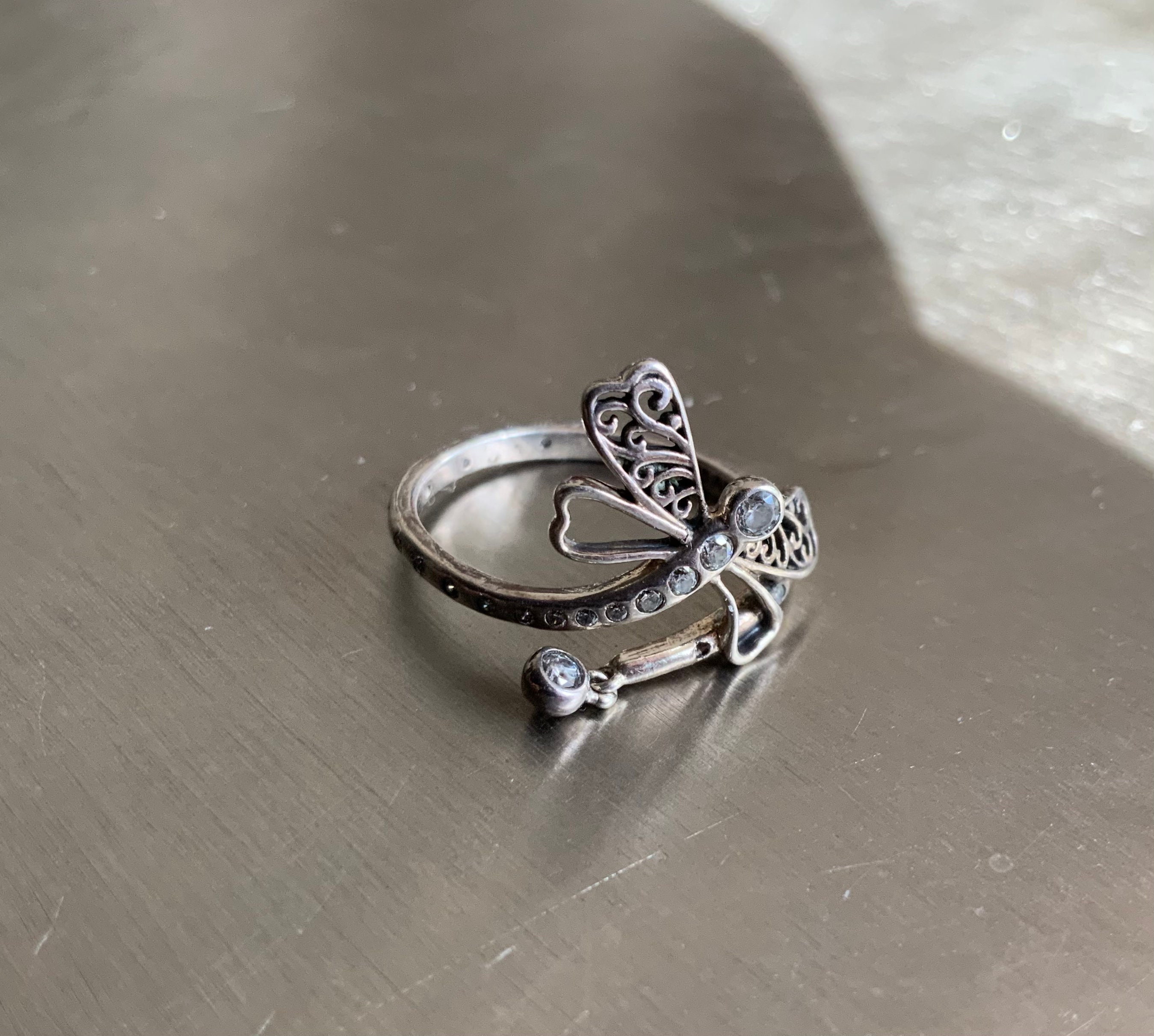Pandora cheap dragonfly ring