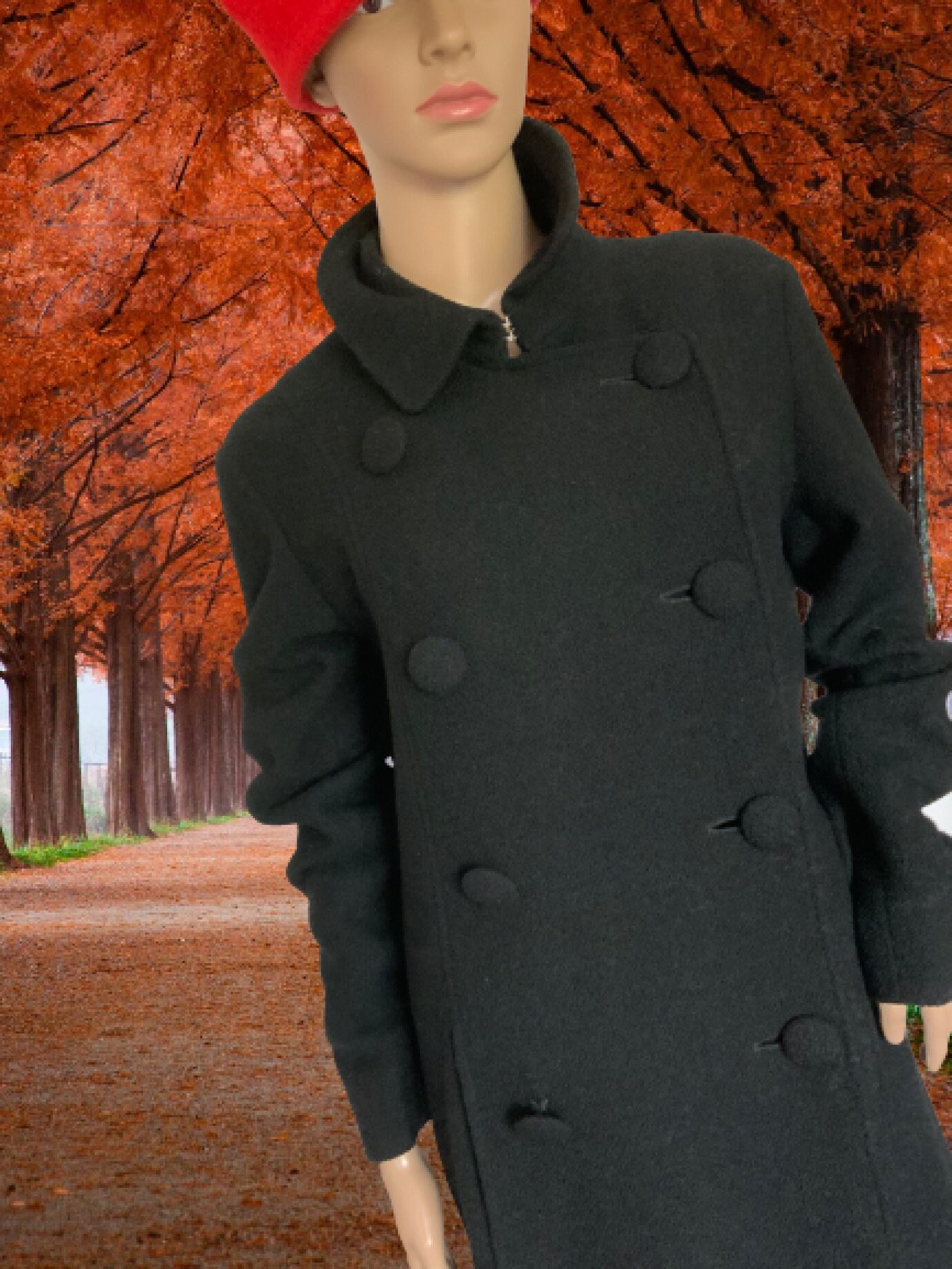 long black funeral coat