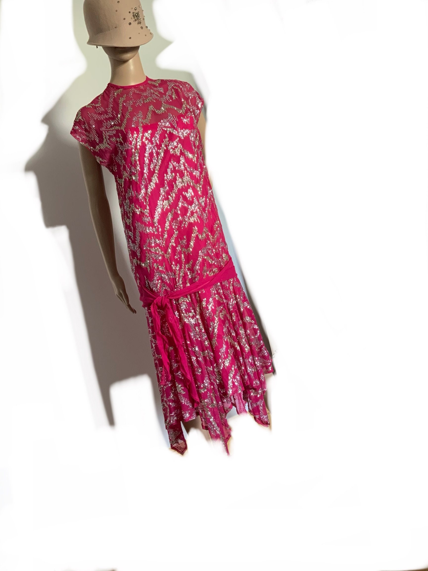 Ann Green 20s Style Flapper Dress 