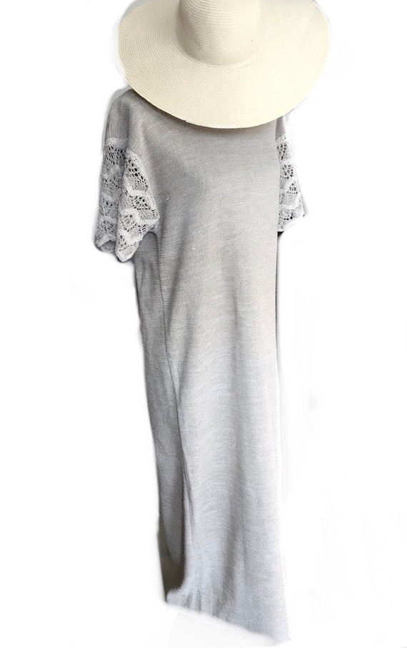 Pure linen knitted dress - image 1