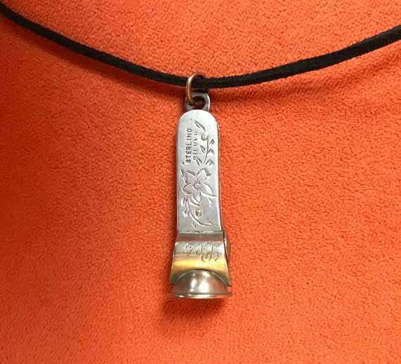 Sterling silver cigar cutter