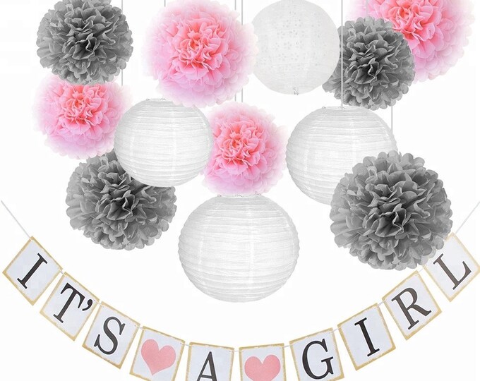 IT'S A Girl baby Shower Decorations for Girl Its A Girl - Etsy