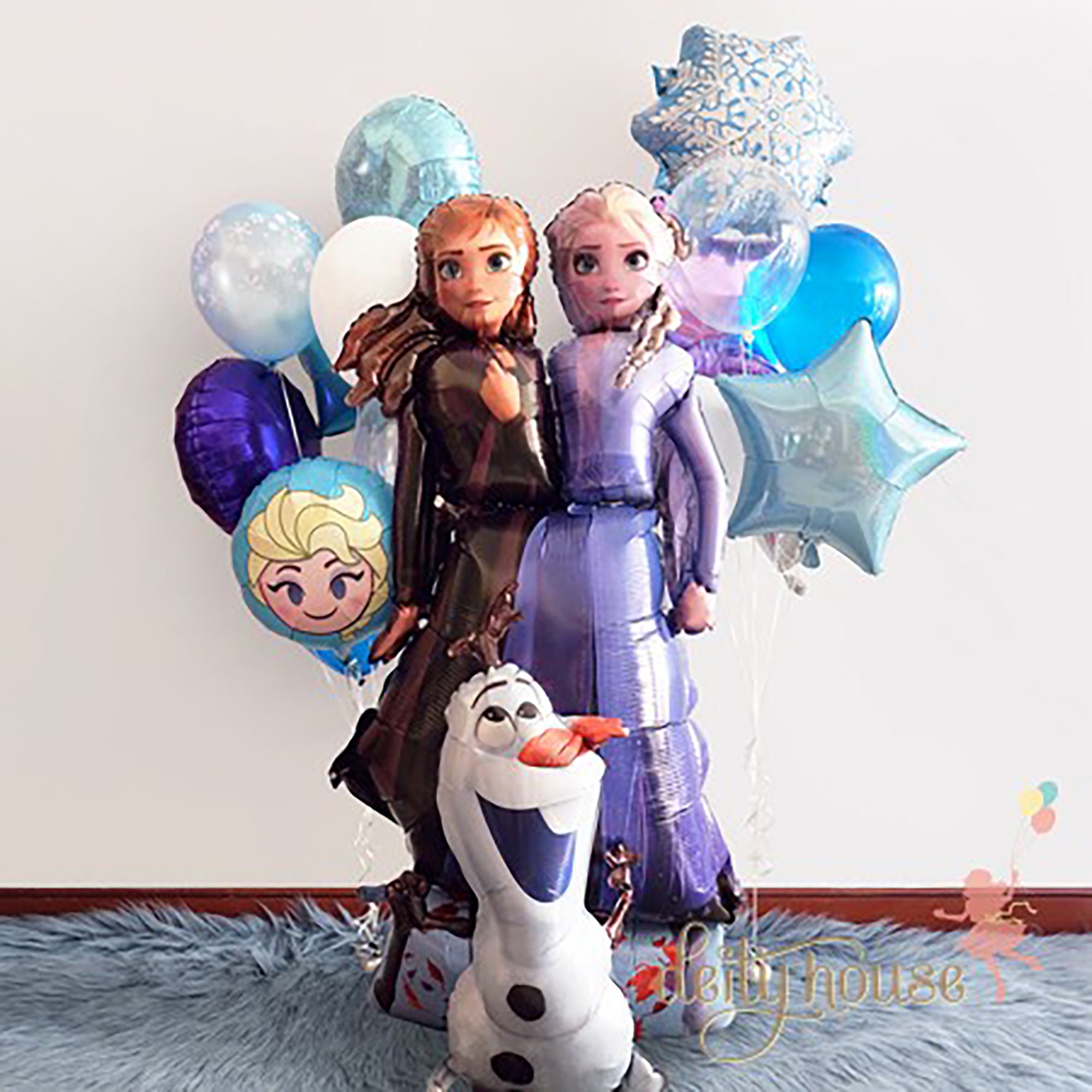Elsa and Anna Frozen Balloon Frozen Princess Party Elsa - Etsy Polska