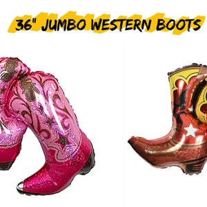 Pink Cowgirl Boots Balloon, Cowboy boots Balloon, Cowgirl Balloon, Cowboy Party, Cowgirl Party, Cowgirl Birthday, Cowgirl Baby Shower
