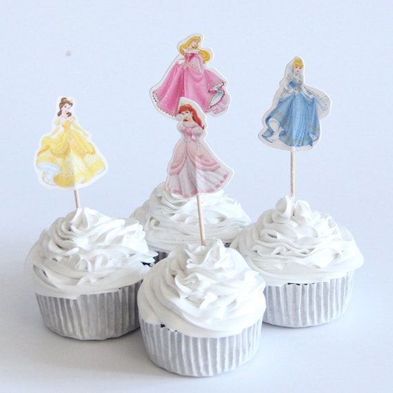 Disney Princess Cupcake Topper Picks | Etsy