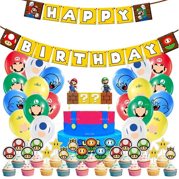 Mario bros Birthday Party Supplies, Kids Party Peru
