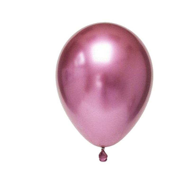 PRINCESS BALLOONS-Pink Balloons Bouquet Pink Muave Chrome Balloons Girls Party Balloons Girls Baby Shower Balloon Mix Pink Balloons