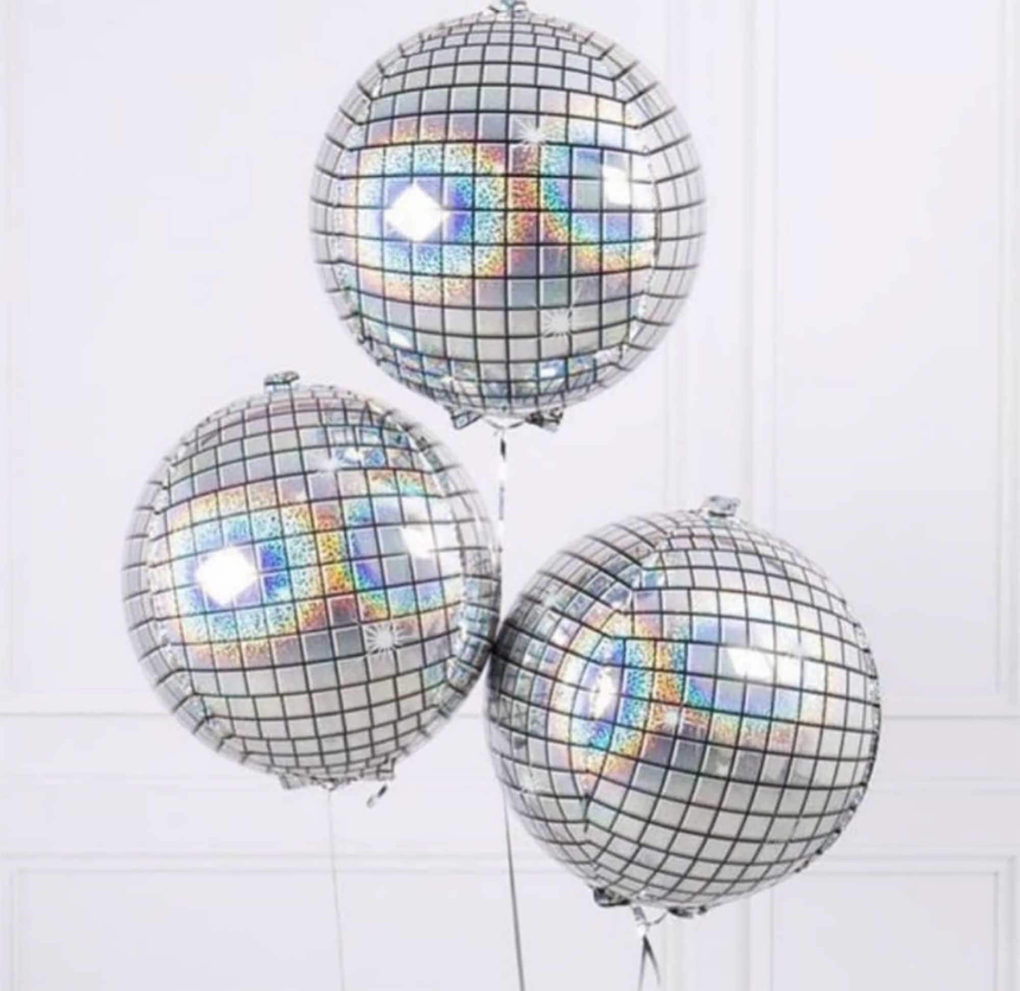 Big Multicolor Disco Ball Balloons - 22 Inch, Pack of 6 ,Metallic 4D Disco  Balloons, 70s Disco Party Decorations ,Disco Ball Balloon, Disco Ball Party  Decorations ,Disco Decorations Party Supplies 