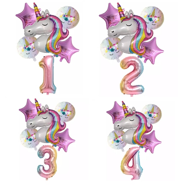 Unicorn Balloons Unicorn Party Favors Unicorn Party Decor Unicorn Balloon Kit Unicorn Balloon Favors