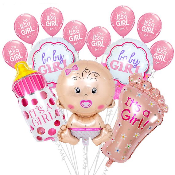 baby girl balloon bouquet