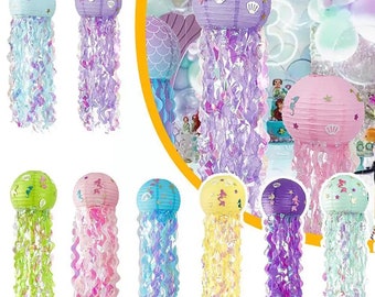 Mermaid Jellyfish Lantern, Under The Sea Party Decoration