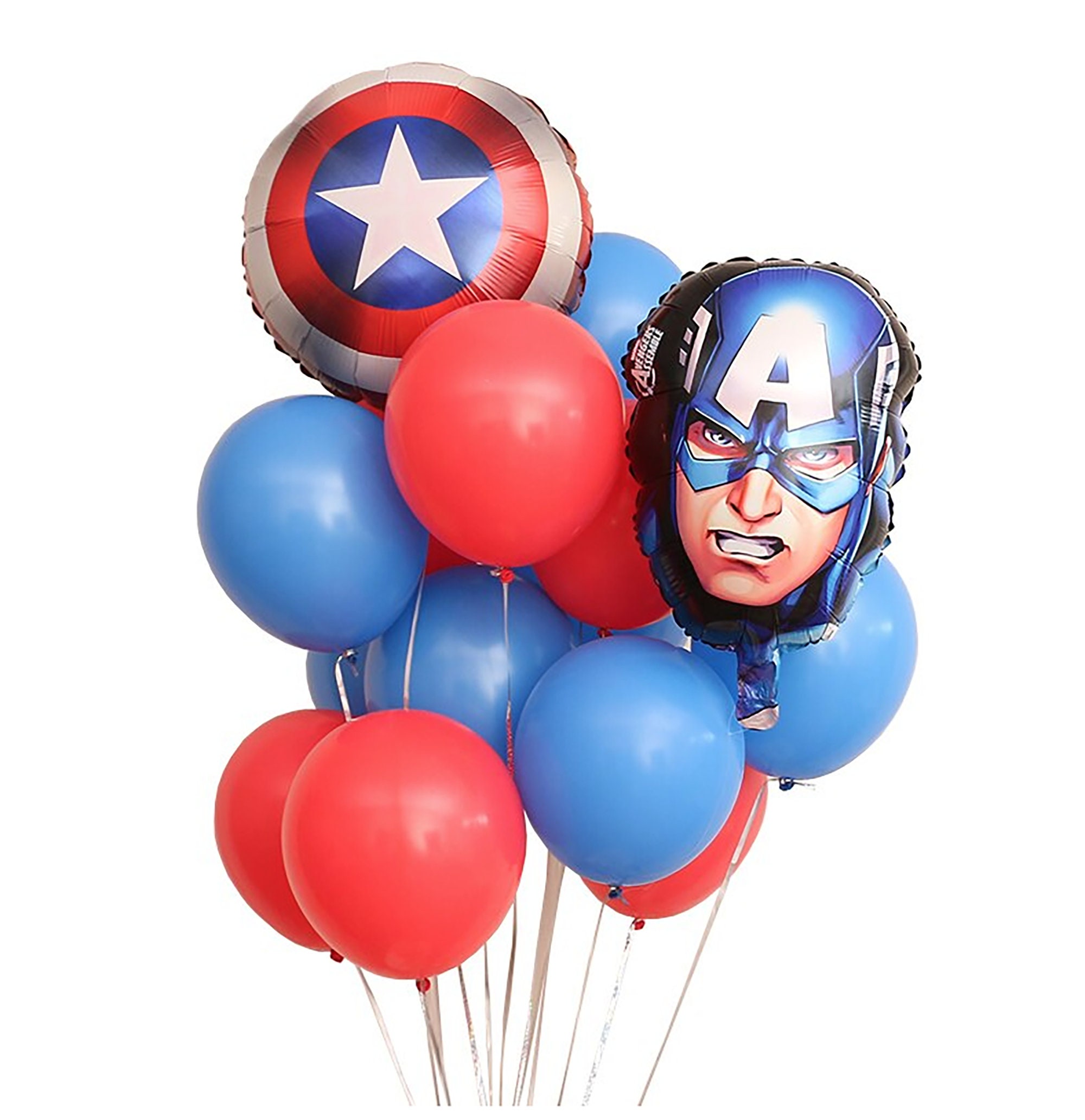 Captain America Balloon Avengers Party Captain America Party - Etsy.de