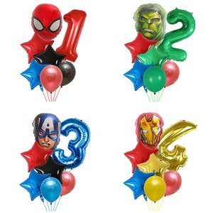 The Avengers Balloons, Superhero Party, Superhero Party Decorations, Superhero Balloons, the Avenger Party, Iron man, Captain America