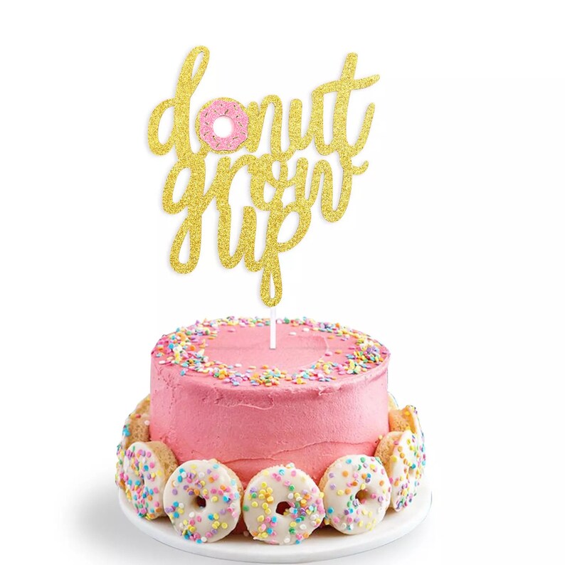 Donut Cake Topper Donut Decorating Party Donut Party Etsy
