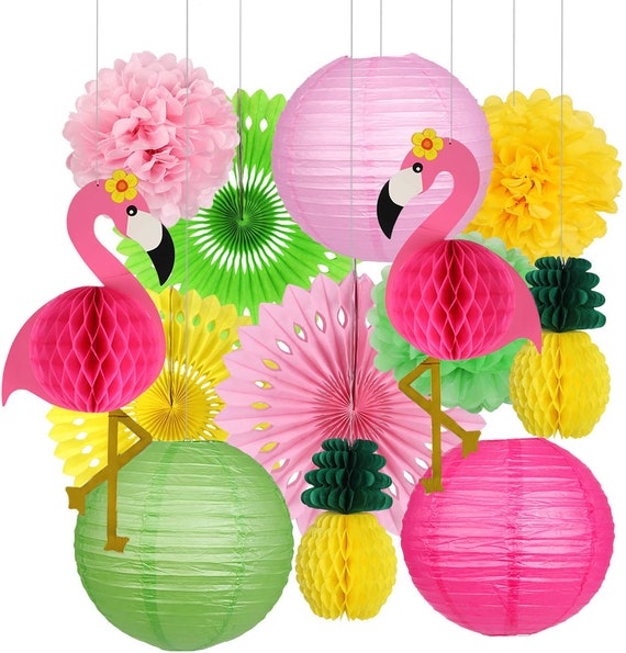 Tropical Party Decoration Flamingo Party Decoration Hawaiian