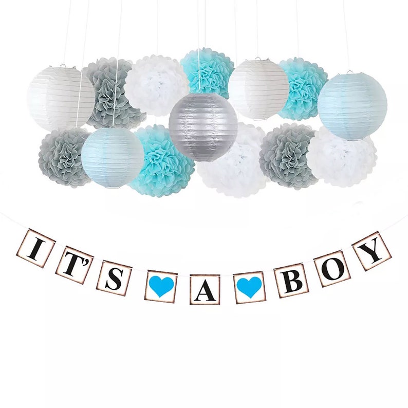 It's A Boy Baby Shower Decorations Setit's A Boy Etsy