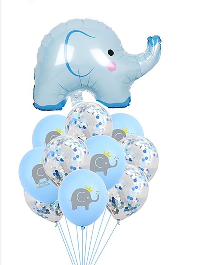 Elephant Balloons Baby Shower Balloons Boy's Baby Etsy