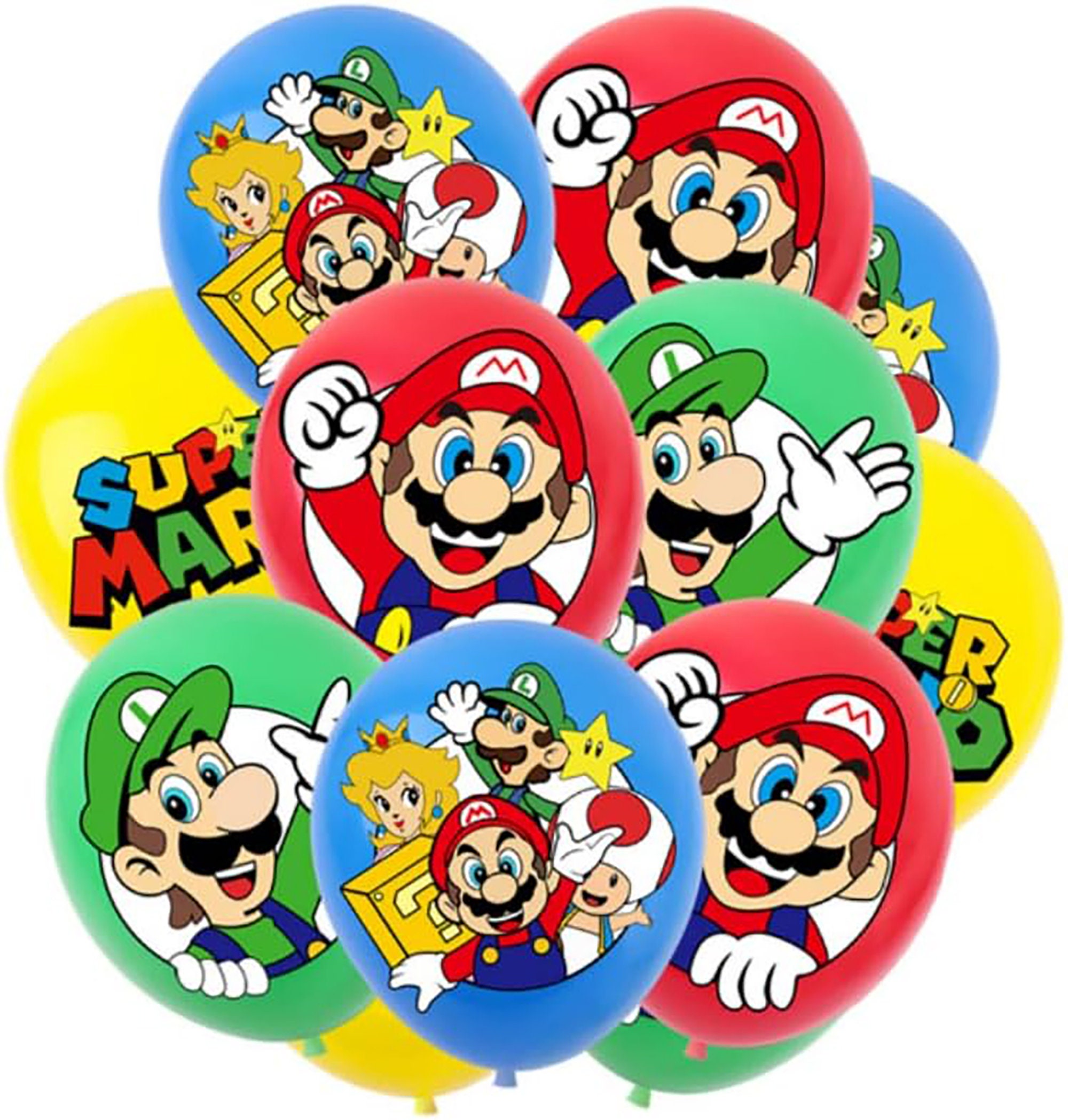 Super Mario Balloon Garland , Super Mario Banner Handmade , Super Mario  Balloon , Super Mario Bros , Super Mario Party , Super Mario theme -   México